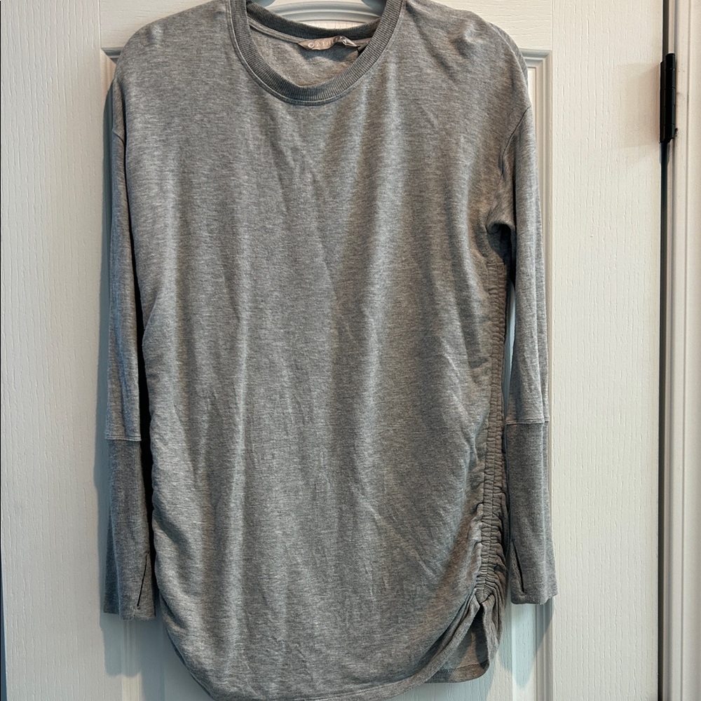 Athleta Heather Gray Long Sleeve Top